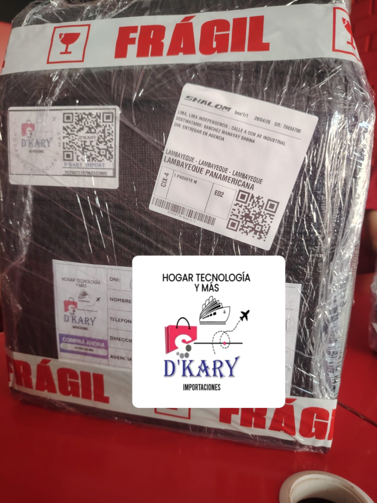 Envío nacional D'KARY IMPORT